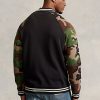 Vícebarevné pánské baseballové bundy Ralph Lauren Camo-Sleeve