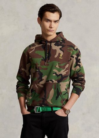 Vícebarevná pánská fleecová mikina Ralph Lauren Camo Vícebarevná pánská fleecová mikina Ralph Lauren Camo