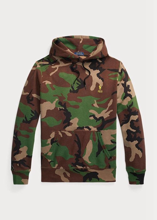 Vícebarevná pánská fleecová mikina Ralph Lauren Camo Vícebarevná pánská fleecová mikina Ralph Lauren Camo
