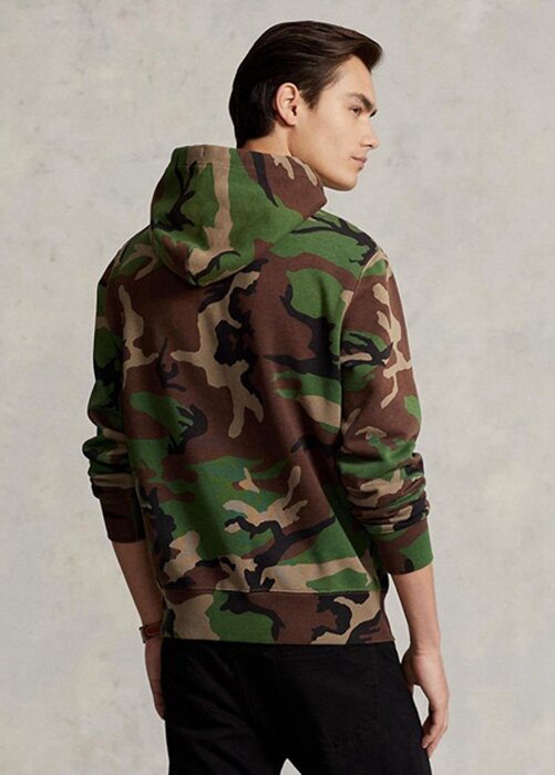 Vícebarevná pánská fleecová mikina Ralph Lauren Camo Vícebarevná pánská fleecová mikina Ralph Lauren Camo