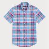 Vícebarevné pánské kostkované košile Oxford Ralph Lauren Custom Fit Vícebarevné pánské kostkované košile Oxford Ralph Lauren Custom Fit