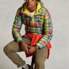 Vícebarevné pánské kostkované sbalitelné vodoodpudivé bundy Ralph Lauren Vícebarevné pánské kostkované sbalitelné vodoodpudivé bundy Ralph Lauren