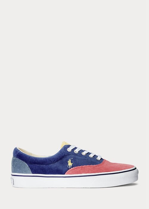 Vícebarevné pánské manšestrové tenisky Ralph Lauren Keaton Color-Blocked Vícebarevné pánské manšestrové tenisky Ralph Lauren Keaton Color-Blocked