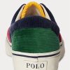 Vícebarevné pánské manšestrové tenisky Ralph Lauren Keaton Color-Blocked Vícebarevné pánské manšestrové tenisky Ralph Lauren Keaton Color-Blocked