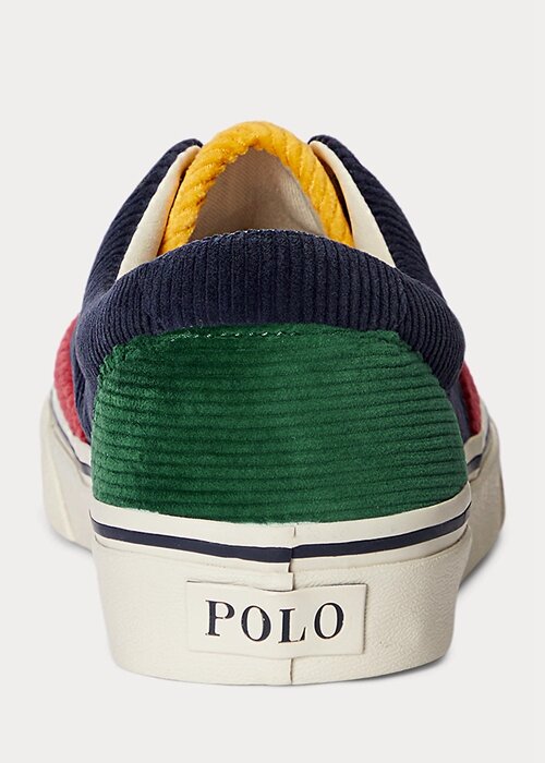 Vícebarevné pánské manšestrové tenisky Ralph Lauren Keaton Color-Blocked Vícebarevné pánské manšestrové tenisky Ralph Lauren Keaton Color-Blocked