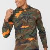 Vícebarevná pánská mikina s kapucí Ralph Lauren Camo