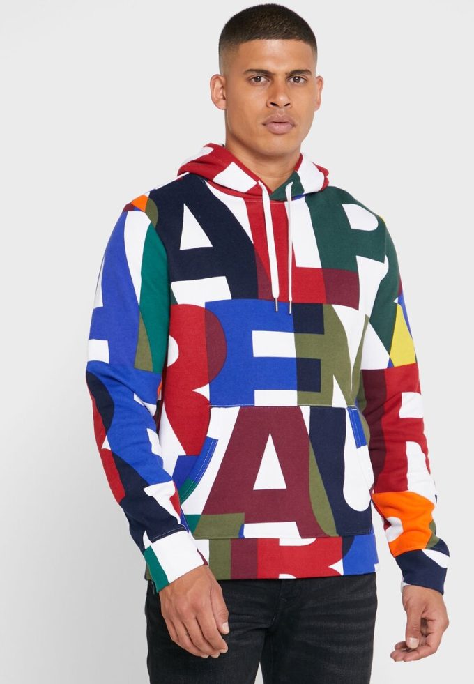 Vícebarevná pánská mikina s kapucí Ralph Lauren Color Block