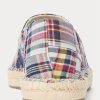 Modré vícebarevné pánské Ralph Lauren Cevio Crest Madras Espadrille