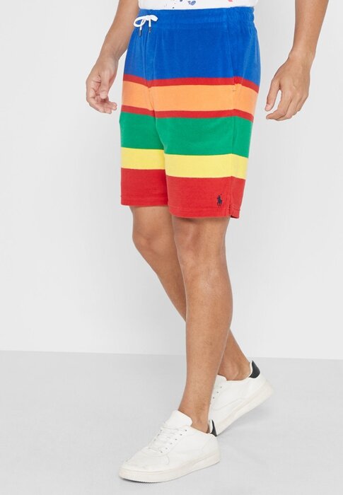 Vícebarevné pánské šortky Ralph Lauren Color Block Vícebarevné pánské šortky Ralph Lauren Color Block