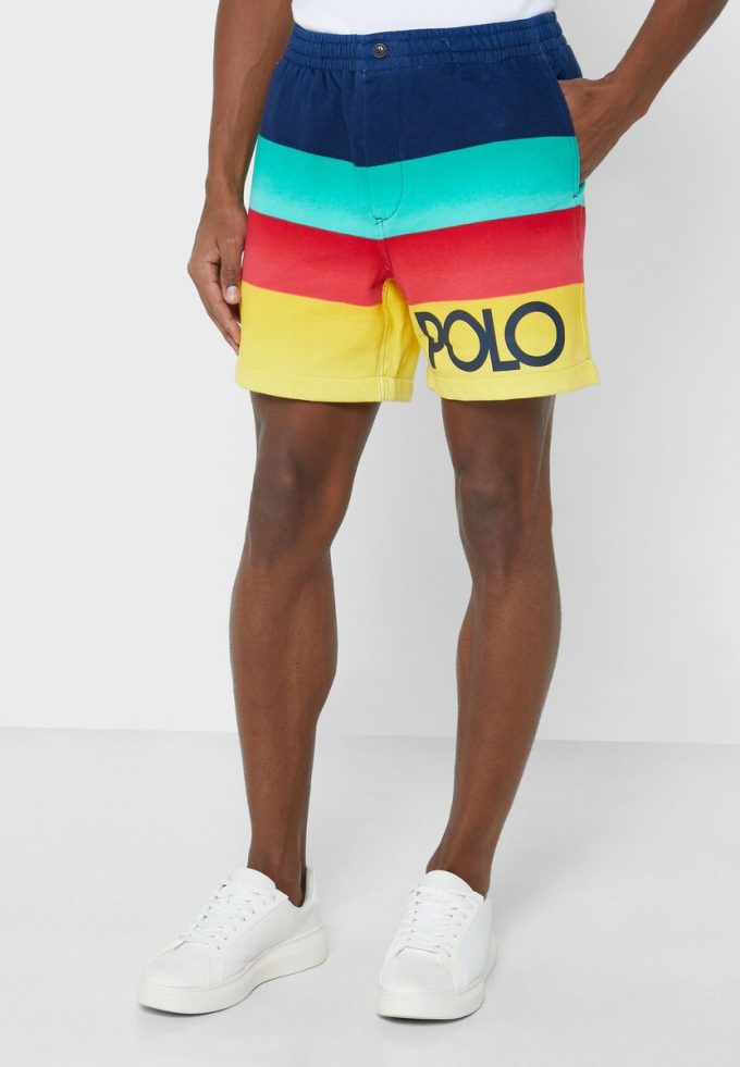 Vícebarevné pánské šortky Ralph Lauren Color Block Vícebarevné pánské šortky Ralph Lauren Color Block