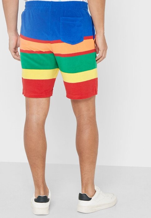 Vícebarevné pánské šortky Ralph Lauren Color Block Vícebarevné pánské šortky Ralph Lauren Color Block