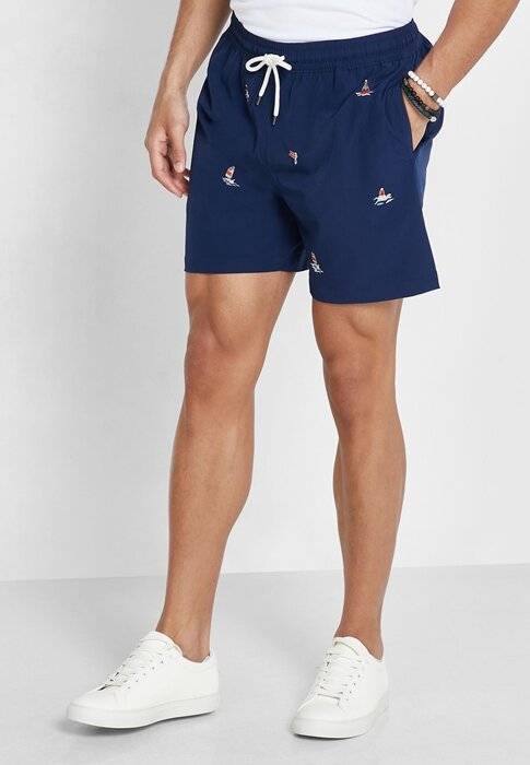 Vícebarevné pánské šortky s potiskem Ralph Lauren Vícebarevné pánské šortky s potiskem Ralph Lauren
