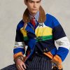 Vícebarevné pánské patchworkové bundy Ralph Lauren The Cortland