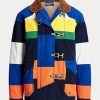 Vícebarevné pánské patchworkové bundy Ralph Lauren The Cortland