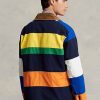 Vícebarevné pánské patchworkové bundy Ralph Lauren The Cortland