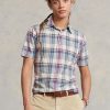 Vícebarevná pánská popover košile Ralph Lauren Classic Fit Madras Vícebarevná pánská popover košile Ralph Lauren Classic Fit Madras