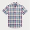 Vícebarevná pánská popover košile Ralph Lauren Classic Fit Madras Vícebarevná pánská popover košile Ralph Lauren Classic Fit Madras