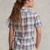 Vícebarevná pánská popover košile Ralph Lauren Classic Fit Madras Vícebarevná pánská popover košile Ralph Lauren Classic Fit Madras