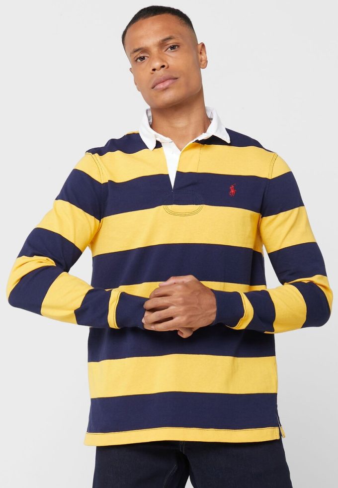 Vícebarevné pánské pruhované polokošile Ralph Lauren Vícebarevné pánské pruhované polokošile Ralph Lauren