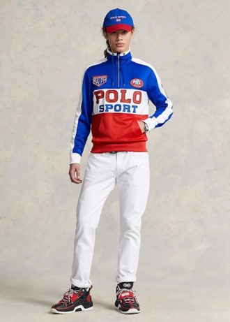Vícebarevná pánská sportovní fleecová mikina Ralph Lauren Polo Vícebarevná pánská sportovní fleecová mikina Ralph Lauren Polo