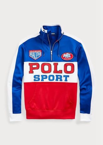 Vícebarevná pánská sportovní fleecová mikina Ralph Lauren Polo Vícebarevná pánská sportovní fleecová mikina Ralph Lauren Polo