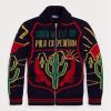 Vícebarevné pánské svetry Ralph Lauren Wool Graphic s celorozepínacím zipem Vícebarevné pánské svetry Ralph Lauren Wool Graphic s celorozepínacím zipem