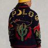 Vícebarevné pánské svetry Ralph Lauren Wool Graphic s celorozepínacím zipem Vícebarevné pánské svetry Ralph Lauren Wool Graphic s celorozepínacím zipem