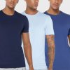 Vícebarevná pánská trička Ralph Lauren 3 Pack Assorted Crew Neck