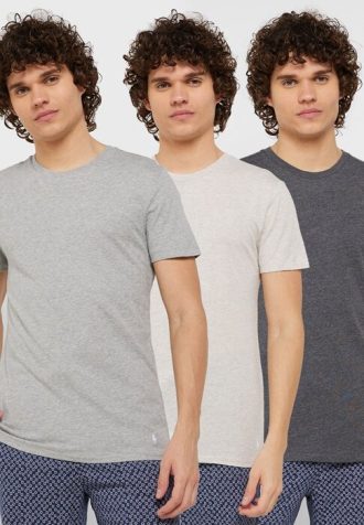 Vícebarevná pánská trička Ralph Lauren 3 Pack Assorted Crew Neck