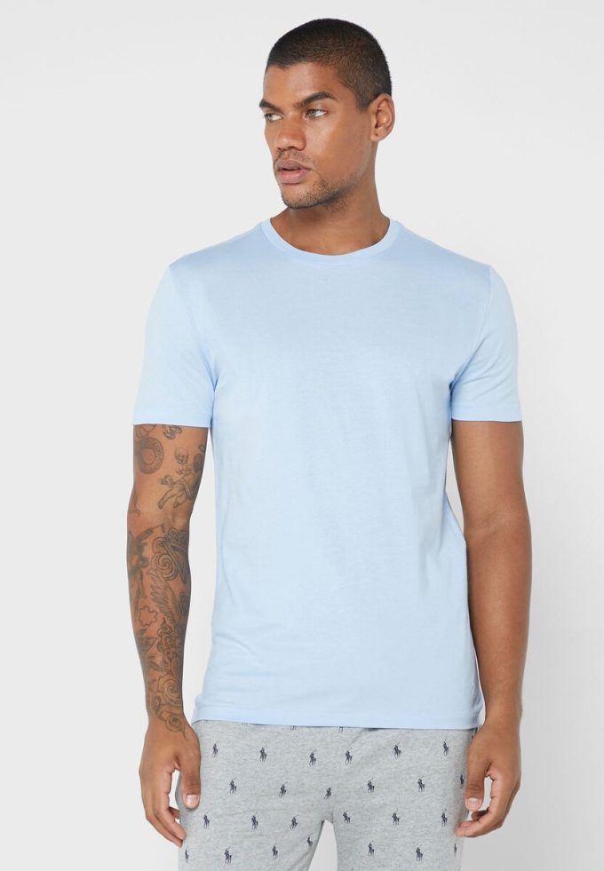 Vícebarevná pánská trička Ralph Lauren 3 Pack Assorted Crew Neck