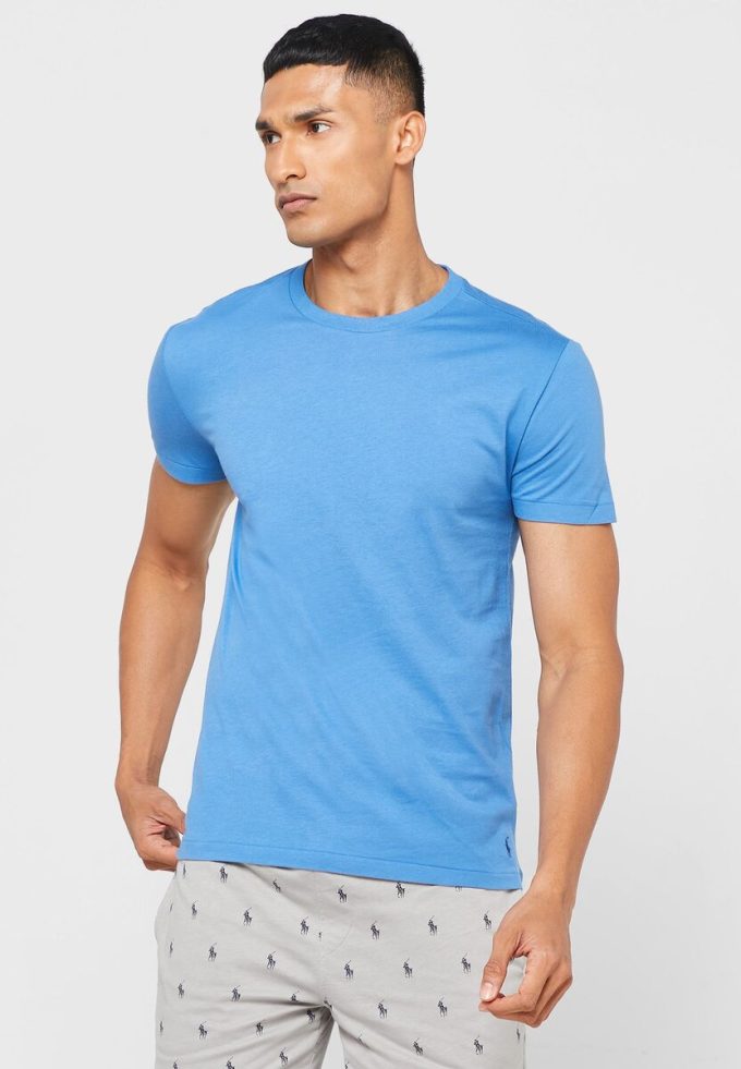 Vícebarevná pánská trička Ralph Lauren 3 Pack Assorted Crew Neck