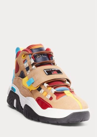 Vícebarevné pánské vysoké tenisky Ralph Lauren PS100 Ombré
