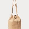 Velká Andie kabelka Buff Dámská Ralph Lauren Nubuck