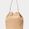 Velká Andie kabelka Buff Dámská Ralph Lauren Nubuck