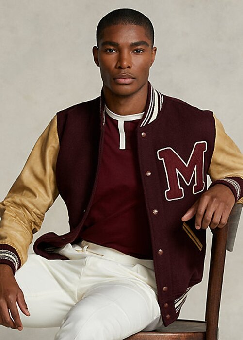 Vínové pánské bundy Ralph Lauren The Morehouse Collection Vínové pánské bundy Ralph Lauren The Morehouse Collection