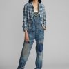 Wash Dámské šaty Ralph Lauren Repaired Denim Overal Wash Dámské šaty Ralph Lauren Repaired Denim Overal