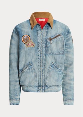 Wash Pánské bundy Ralph Lauren Denim Trucker