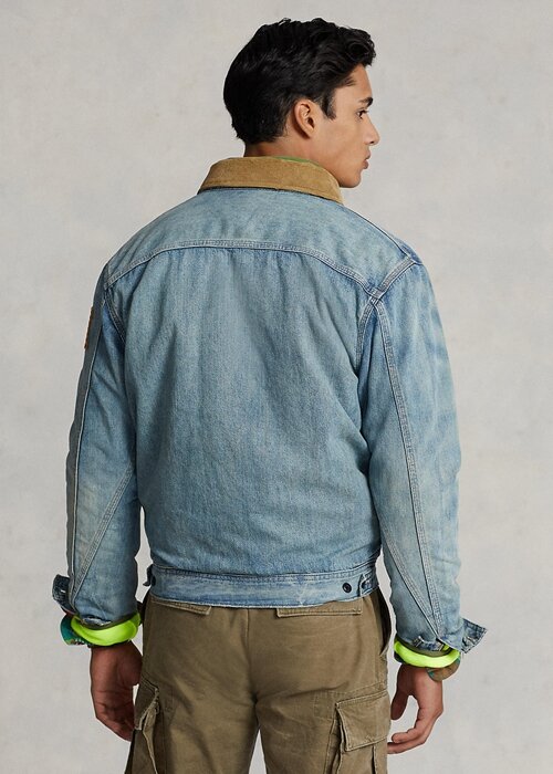 Wash Pánské bundy Ralph Lauren Denim Trucker Wash Pánské bundy Ralph Lauren Denim Trucker
