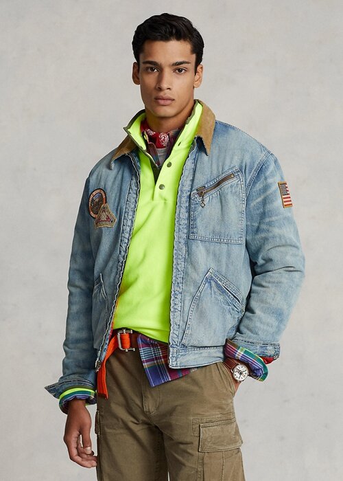Wash Pánské bundy Ralph Lauren Denim Trucker Wash Pánské bundy Ralph Lauren Denim Trucker