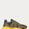 Zelená / Camo Pánské Ralph Lauren Jogger Suede & Camo Ripstop tenisky Zelená / Camo Pánské Ralph Lauren Jogger Suede & Camo Ripstop tenisky