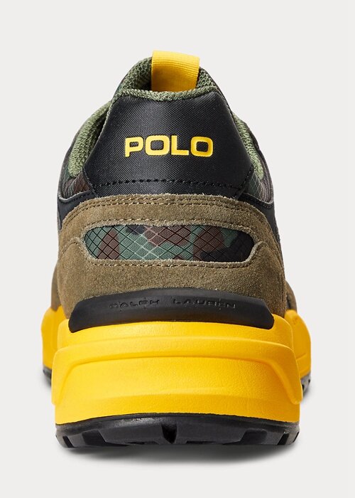 Zelená / Camo Pánské Ralph Lauren Jogger Suede & Camo Ripstop tenisky Zelená / Camo Pánské Ralph Lauren Jogger Suede & Camo Ripstop tenisky