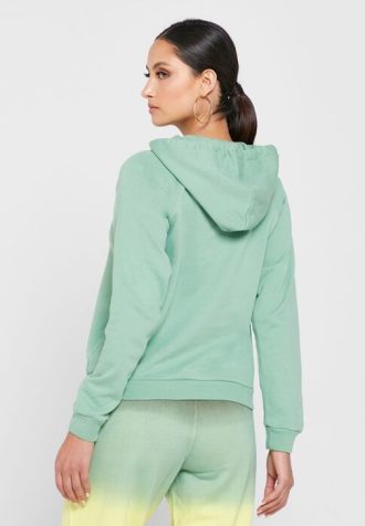 Zelená dámská pletená mikina s kapucí Ralph Lauren Pocket Detail