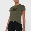 Zelená dámská trička Ralph Lauren Graphic Crew Neck Zelená dámská trička Ralph Lauren Graphic Crew Neck