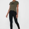 Zelená dámská trička Ralph Lauren Graphic Crew Neck Zelená dámská trička Ralph Lauren Graphic Crew Neck