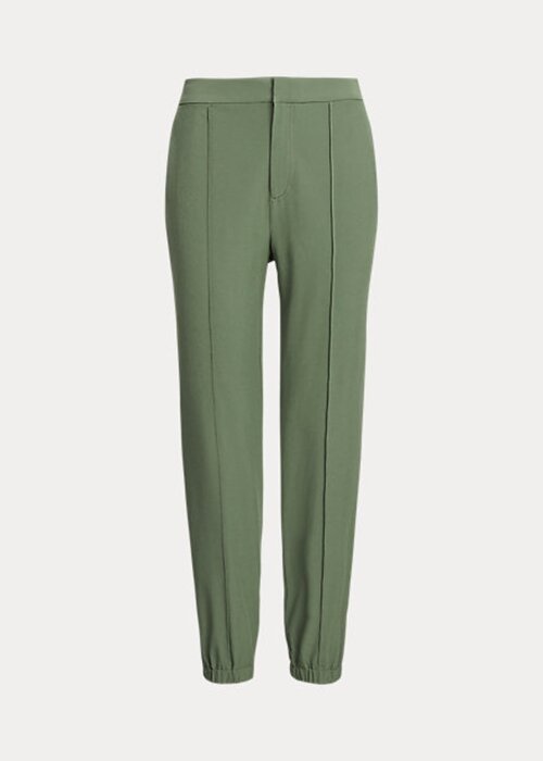 Zelené dámské čtyřsměrné kalhoty Ralph Lauren Jogger Zelené dámské čtyřsměrné kalhoty Ralph Lauren Jogger