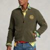 Zelené pánské bundy Ralph Lauren Brushed Fleece Bomber Zelené pánské bundy Ralph Lauren Brushed Fleece Bomber