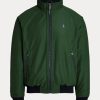 Zelené pánské bundy s raglánovými rukávy Ralph Lauren Zelené pánské bundy s raglánovými rukávy Ralph Lauren