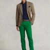Zelené pánské kalhoty Ralph Lauren Stretch Slim Fit Chino Zelené pánské kalhoty Ralph Lauren Stretch Slim Fit Chino