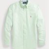 Zelené pánské košile Oxford Slim Fit Ralph Lauren Zelené pánské košile Oxford Slim Fit Ralph Lauren