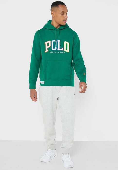 Zelená pánská mikina s logem Ralph Lauren Zelená pánská mikina s logem Ralph Lauren